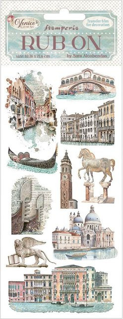 Rub On Transferfolie Venice Monuments - Bild 1