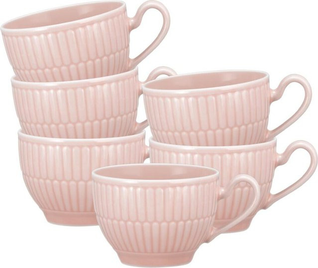 Seltmann Weiden Espressotassen Amina Keramik Pink 6er Set 0,1 l pro Tasse - Bild 1