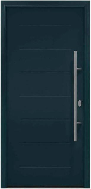 EcoStar Haustür Isopro IP 015 Anthrazitgrau B: 110 cm, H: 210 cm, DIN Rechts - Bild 1