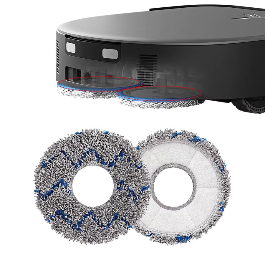 Ecovacs Ersatz Mopptuch für Deebot X5 OMNI, X5 PRO OMNI, X5 MAX, X5 PRO und X5 Pro Ultra Roboterstaubsauger zur Tiefenreinigung - Bild 3