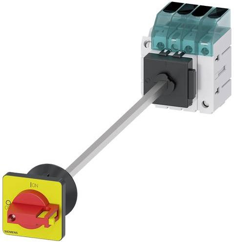 Siemens Lasttrennschalter 4polig 63A 16mm² 1 Schließer 1 Öffner Rot Gelb 690 V/AC 3LD34401TL13 - Bild 1