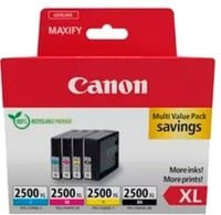 Canon Original Tintenpatronen Multipack PGI-2500XL CMYK Schwarz, Cyan, Magenta, Gelb - Bild 1