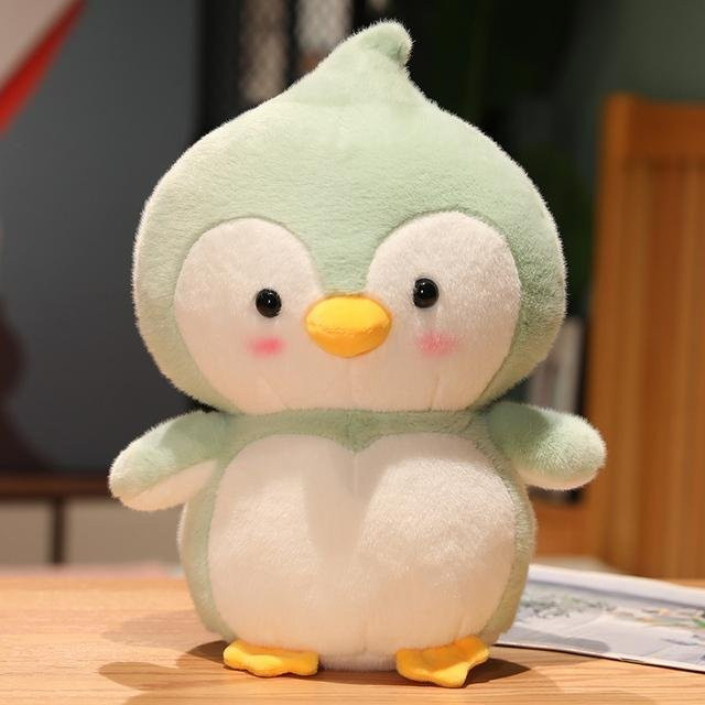 BC Pet Supplies Plüsch-Pinguin-Puppen, Tierkissen, Grün, 1-teiliges Set - Bild 1