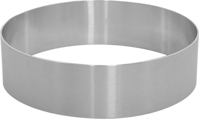 Schneider Dessert- und Tortenring aus Edelstahl in Silber, Höhe: 6 cm, Durchmesser: 22 cm - Bild 1