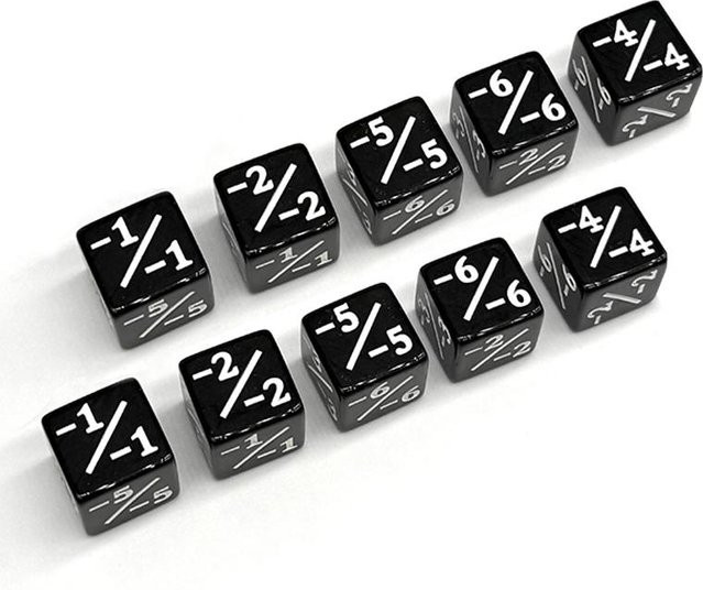 Binchi Magic The Gathering Würfel Zähler, Zubehör, 10-teiliges Set, ab 14 Jahren - Bild 1