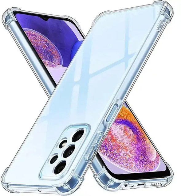 Techsuit Stoßfeste Schutzhülle für Samsung Galaxy A23 5G (A236) und Samsung Galaxy A23 (A235) in Transparent - Bild 1
