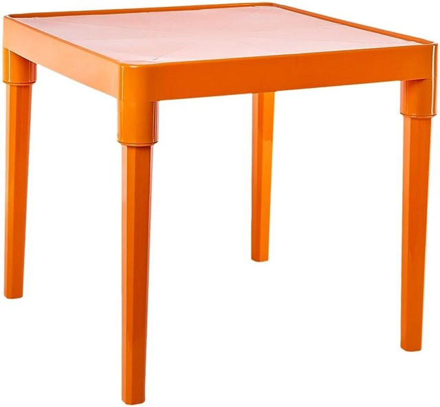 KMND Kindertisch Hellorange 2112, modern und matt, B/T/H: 51,0 x 51,0 x 47,0 cm - Bild 1