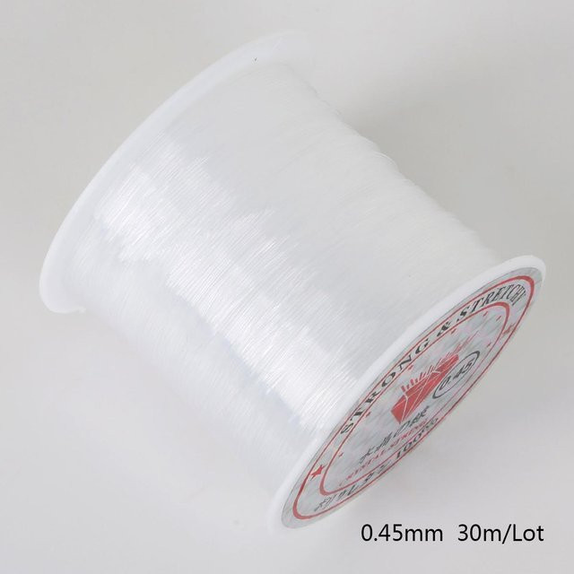 Beadia Accessories Fischschnurdraht Nylonschnur, 0.45 mm, 25 m - Bild 1