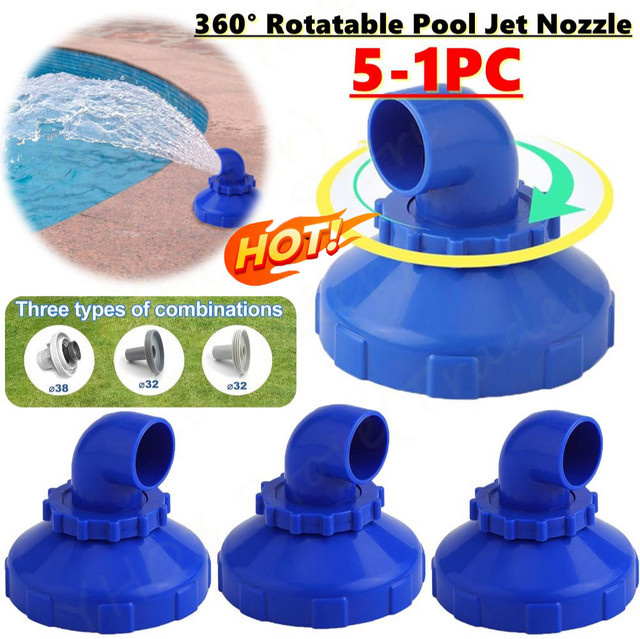 Intex Pool-Einlassdüse in Blau, 360 Grad drehbarer Schwimmbad-Rücklaufstrahl als Ersatzteil - Bild 1