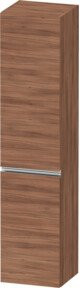 Duravit Sivida Hochschrank wandhängend in Nussbaum Natur, B/T/H: 40 x 37,4 x 177 cm - Bild 1