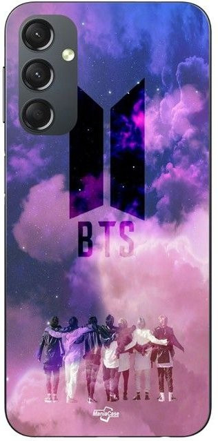 Samsung Galaxy A05s Handyhülle mit BTS K-Pop Logo Design in Schwarz und Multicolour - Bild 1