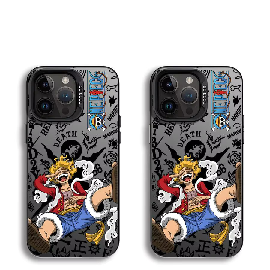 One Piece Ruffy Gear 5 Soft Cover Case für iPhone 14 15 16 17 Pro Max Plus Air 16e 11 12 13 in Multicolour - Bild 5