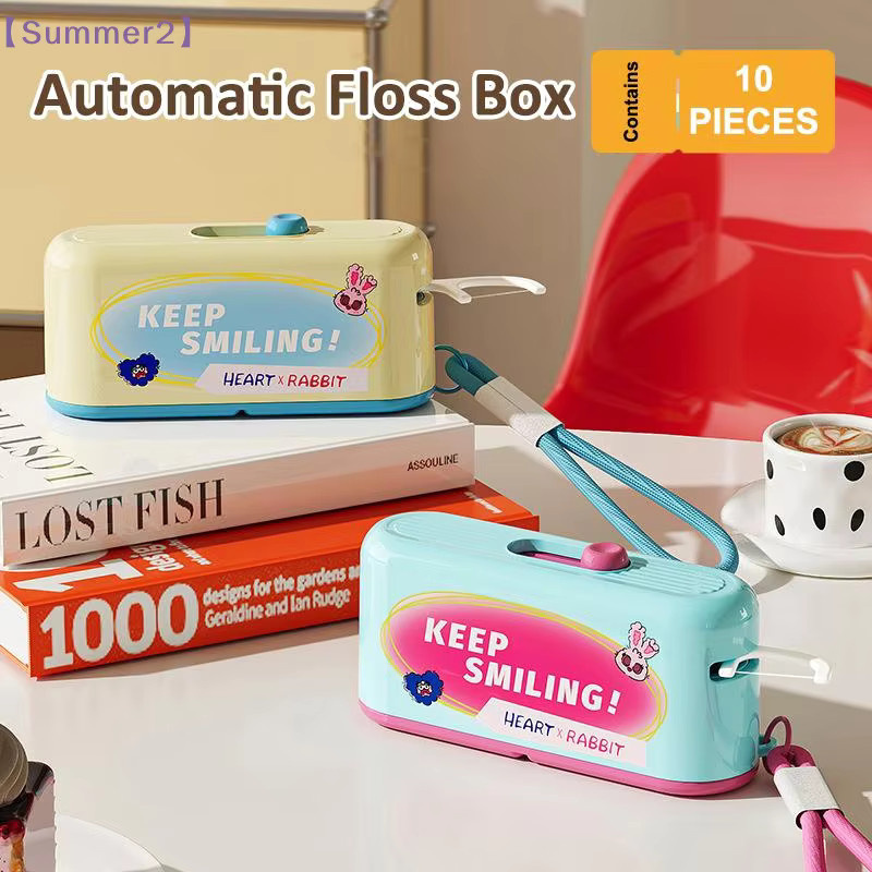 Xia2 Zahnseide-Aufbewahrungsbox, automatischer Seidenspender, 10 Stück - Bild 2