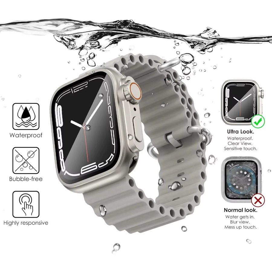 Apple Displayschutzfolie, Grey, Titan, Unisex - Bild 3