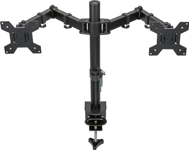 TRONIC Bildschirmhalterung in Schwarz mit VESA 75x75 mm und 28 cm Tragfähigkeit - Bild 1