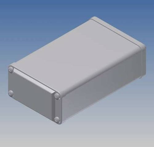 TEKO MTK465.1 Universal-Gehäuse aus Aluminium in Silber, B/T/H: 68 x 43 x 23 cm - Bild 1