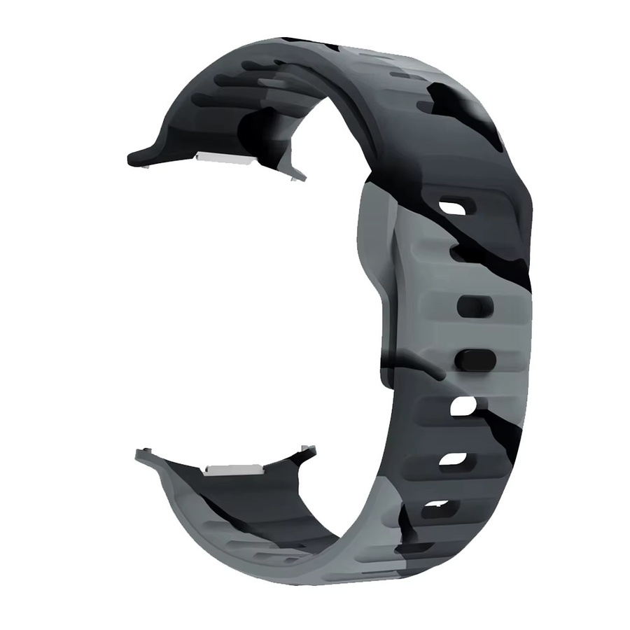 LCAPLE Uhrenarmband Kautschuk, Schwarz, Samsung Galaxy Watch 8/8 Classic/Ultra - Bild 2