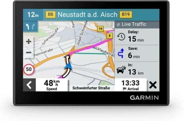 Garmin Drive 53 Navigationsgerät in Schwarz mit Live Traffic via Smartphone App, GPS und Bluetooth - Bild 1