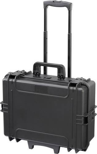 MAX PRODUCTS MAX505-TR Trolley-Koffer unbestückt, Schwarz, Kunststoff, rollbar - Bild 1