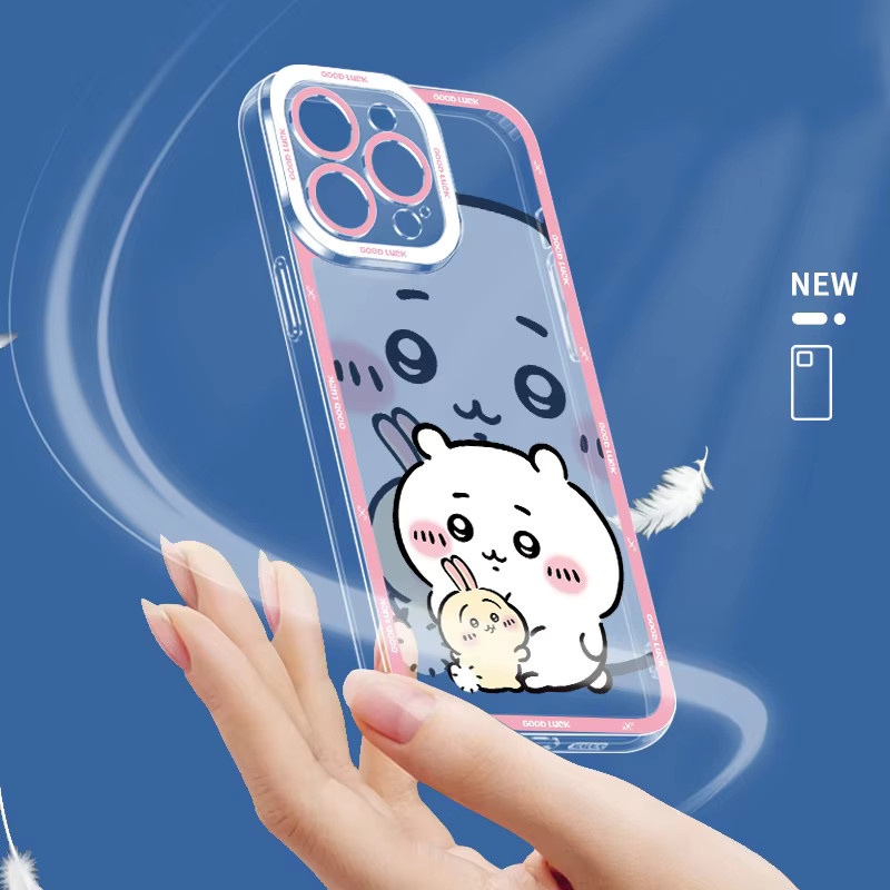 C-Chiikawas Transparentes Clear Case Soft Cover für Samsung Galaxy S25 S24 S23 S22 S21 Ultra Plus S20 FE A73 5G A72 A71 4G A56 A55 A54 5G A52 - Bild 2