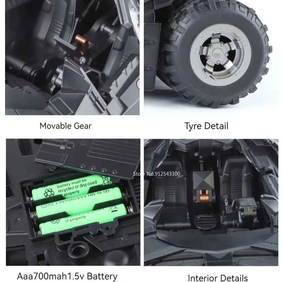 RMZ city Batmobil-Automodell, The Dark Knight Trilogy, Maßstab 1:18, Metall - Bild 3