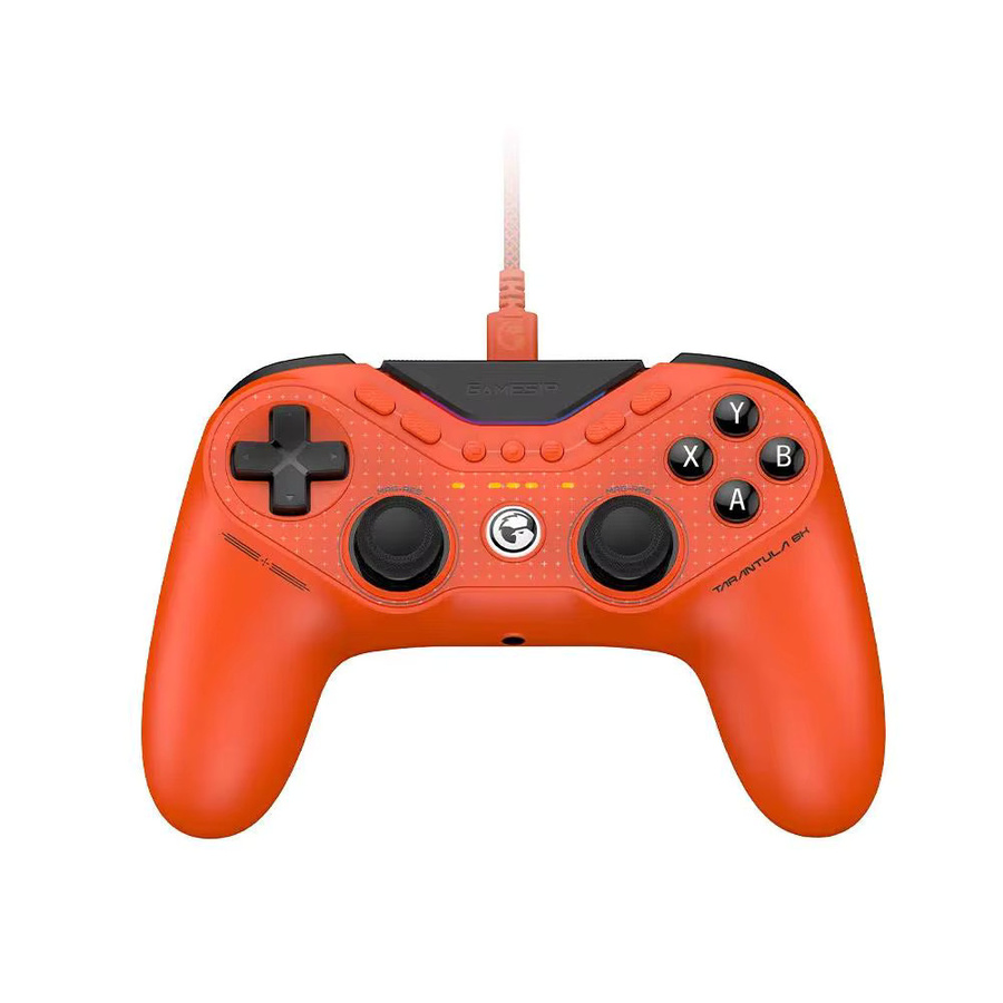 Game Sir Tarantula 8k Kabelgebundener Spielcontroller mit TMR-Joystick und Omron-Mikroschaltern in Orange für PC, Switch und Android - Bild 3