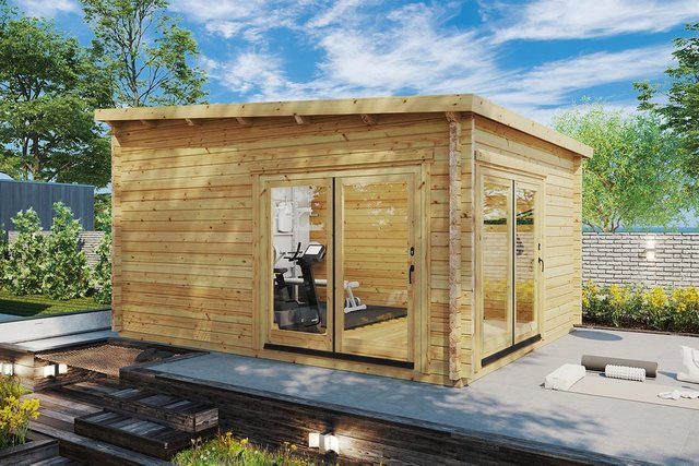 Gartenhaus Fitnessraum Roland 2 B/T: 5 x 4 m - Bild 1