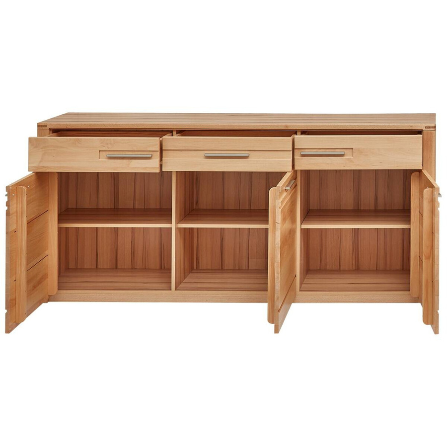 Sideboard Nature One in Buche Nachbildung, Braun, B/H/T: 190 x 86 x 45 cm - Bild 2