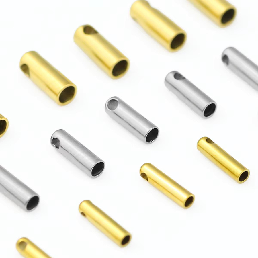Schlangenkopfverschluss Edelstahl, Gold/Silber, JHNBY - Bild 1