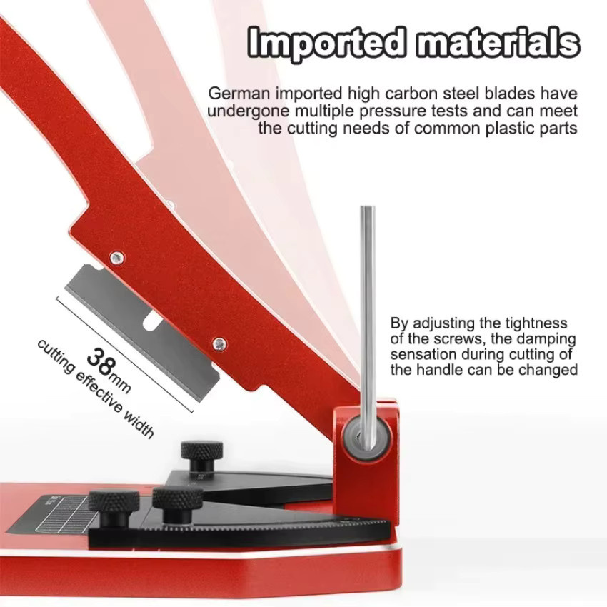 DSPIAE AT-CJ Schneidetischstation aus Aluminiumlegierung in Rot für Präzisionsarbeiten und Modellbau - Bild 3