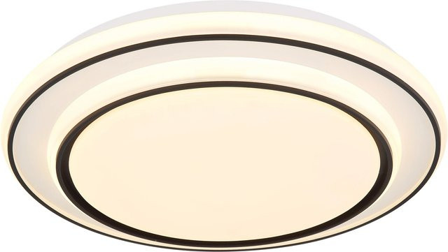 Globo Deckenleuchte Logan LED Ring in Weiß matt aus Metall und Acryl - Bild 1