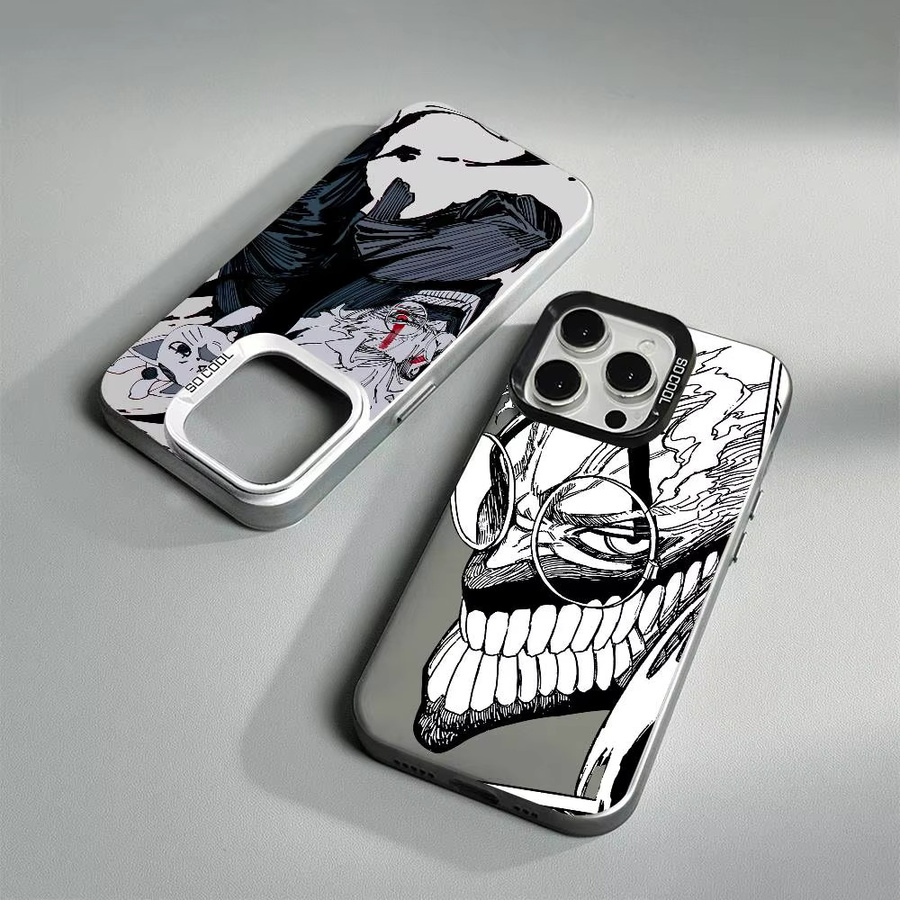 D-Dandadan Ken T-Takakura Handyhülle in Silber für iPhone 17 16 15 14 13 12 11 Pro Max Plus Matte stoßfeste Shell Abdeckung - Bild 2