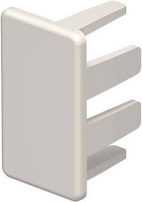 OBO Bettermann Endstück, Farbe: Weiß, 10 Stück, B: 30 mm, H: 17 mm - Bild 1