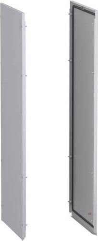 Schneider Electric NSY2SPN125 Seitenwände PanelSeT SFN für elektrische Gehäuse, Außenbefestigung, grau, 2er-Set, H: 120 cm, T: 50 cm - Bild 1