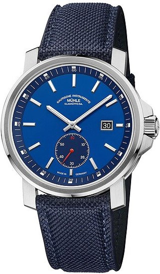 Mühle Glashütte Armbanduhr, Automatik, Edelstahl, Blau, 42,4 mm, Herren - Bild 1