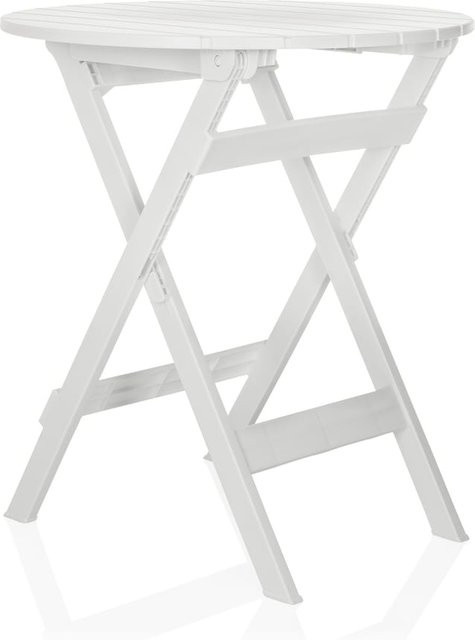 hjh LIVING Klapptisch TRAVANO T aus Kunststoff für Garten und Camping, B/T/H: 130 x 130 x 1 cm - Bild 1