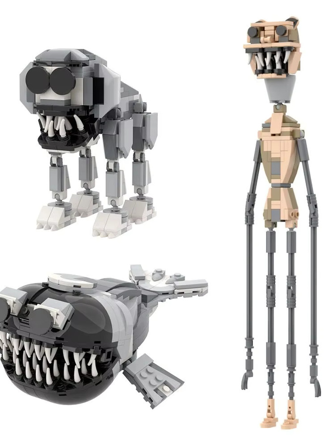 MOCBUILDING Monster Combo Modell MOC DIY Bausteine Set aus Kunststoff in Mehrfarbig für kreatives Spielzeug - Bild 4