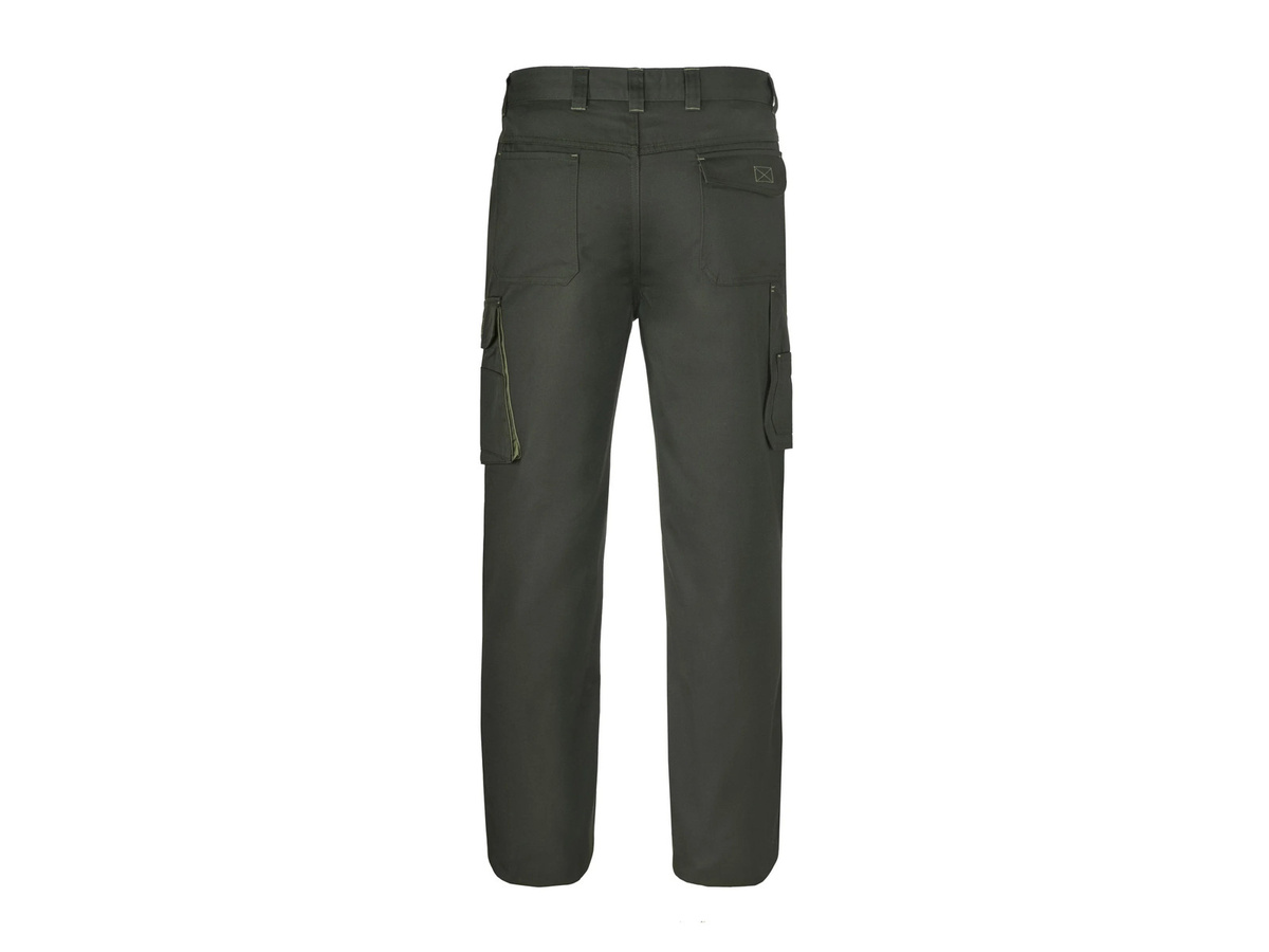 PARKSIDE Herren Arbeitsbundhose aus Poly-Cotton in Dunkelgrün mit Kniepolstertaschen, Größe 54 - Bild 2