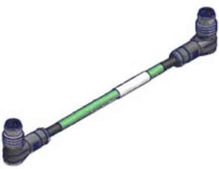Molex Sensor-Aktor-Steckverbinder M12 in Grün, 1,0 m Länge - Bild 1