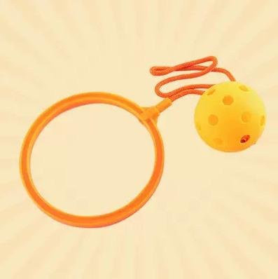 Binchi Kick-Wurf-Sprungball, orange, 1-teiliges Set, ab 3 Jahre - Bild 1