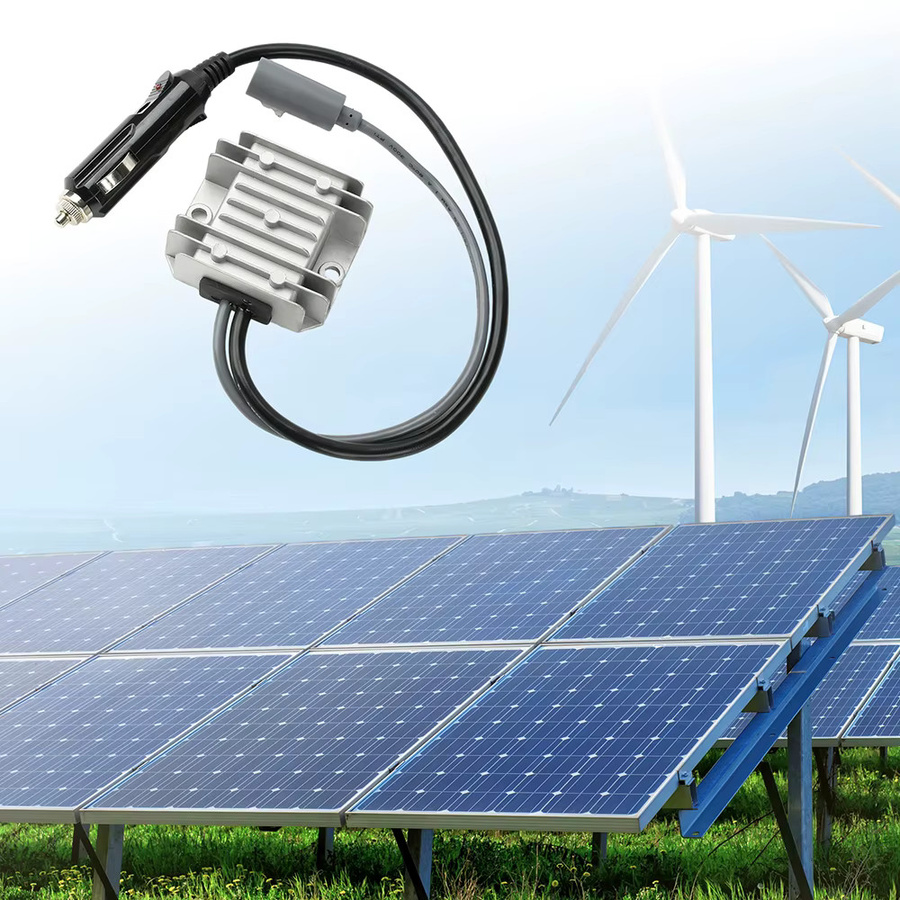 diymore Step-up-Stromversorgungskabel mit Zigarettenanzünderstecker 10-28V auf 30V DC 3,5A Umbausatz in Schwarz - Bild 3