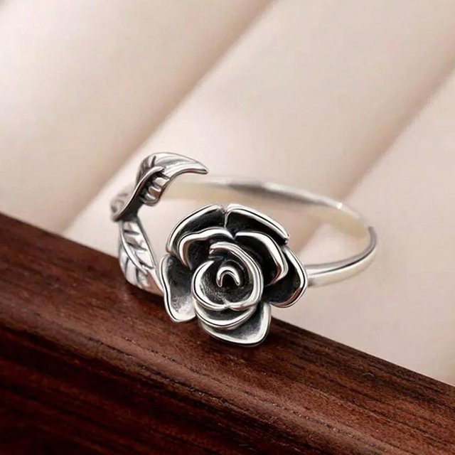 Lucky Star Jewelry Ring, Zinklegierung, Silber, Damen, Verstellbar - Bild 1