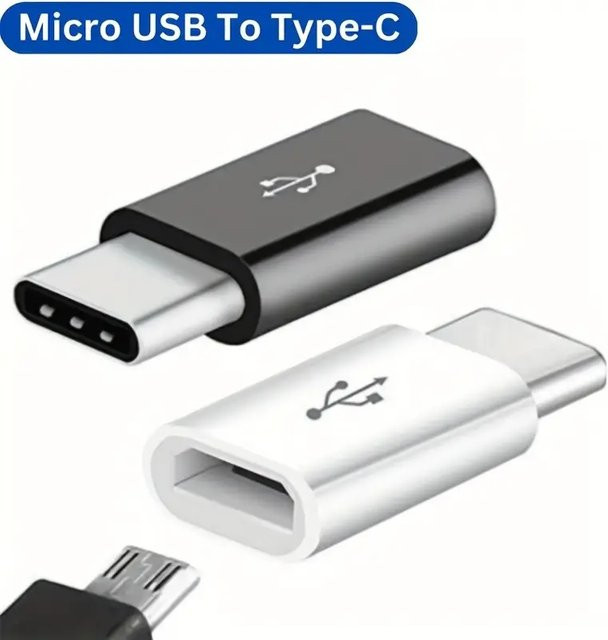 5er Set USB Typ C auf Micro USB Adapter Konverter für Android Smartphones und Tablets - Bild 1