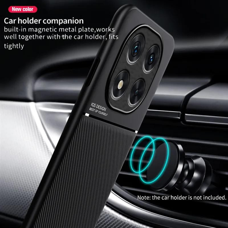 Robuste und rutschfeste Schutzhülle für Xiaomi Redmi Note 15 14 Pro 5G Pro+ Plus mit magnetischer Auto-Halterung in Schwarz - Bild 3