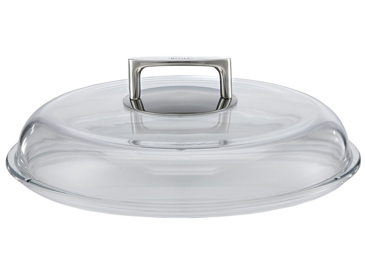 Rösle Silence Glasdeckel aus Borosilikatglas, Durchmesser: 28 cm, transparent - Bild 1