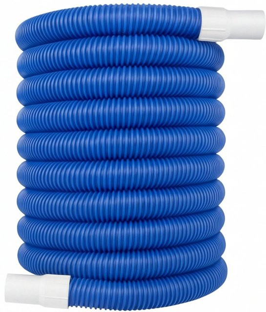 Relaxdays Poolschlauch aus blauem PE-Kunststoff für Saug-, Absaug- oder Entwässerung, Durchmesser: 32 mm, Länge: 10 m - Bild 1