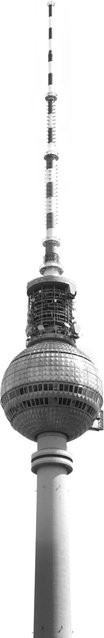 Komar Fototapete Vlies Fernsehturm Breite: 50 cm, Höhe: 270 cm - Bild 1
