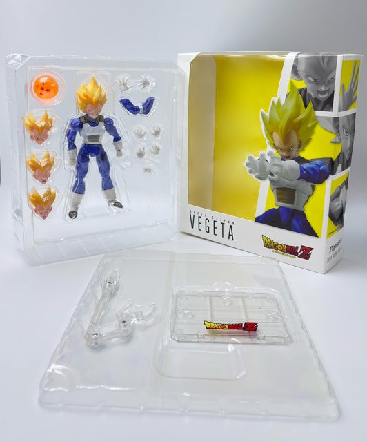 Bandai Dragon Ball Actionfigur Super Saiyan Goku und Vegeta Modell als Desktop-Dekoration - Bild 1