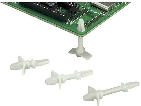 Panduit Platinenhalter Circuit Board Support aus weißem Nylon-Kunststoff - Bild 1