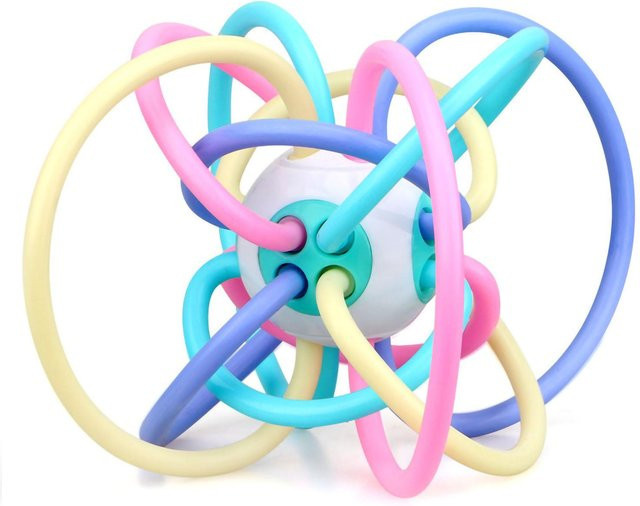 TOMTOP JMS Baby-Zahnball Rassel Beißspielzeug 0 bis 3 Jahre unisex - Bild 1